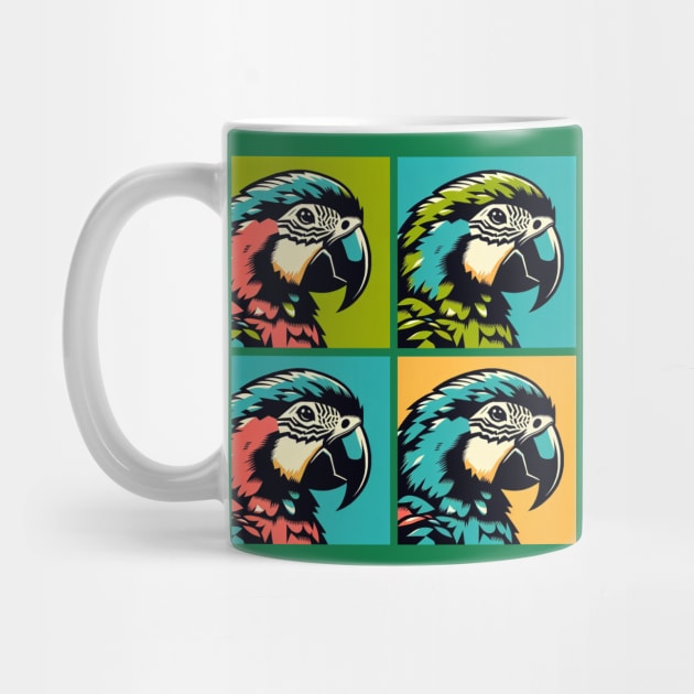 Pop Amazon Parrot Art - Cool Birds by PawPopArt